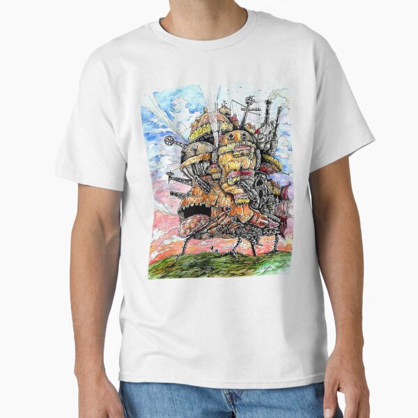 Artikel-Vorschau von Howl s Howl s Moving Castle Tusche- und Aquarellzeichnung, designt und verkauft von EdgarSurname.