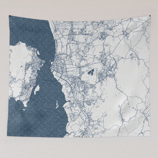 Item preview, Seberang Perai City Map of Malaysia - Coastal designed and sold by deMAP.