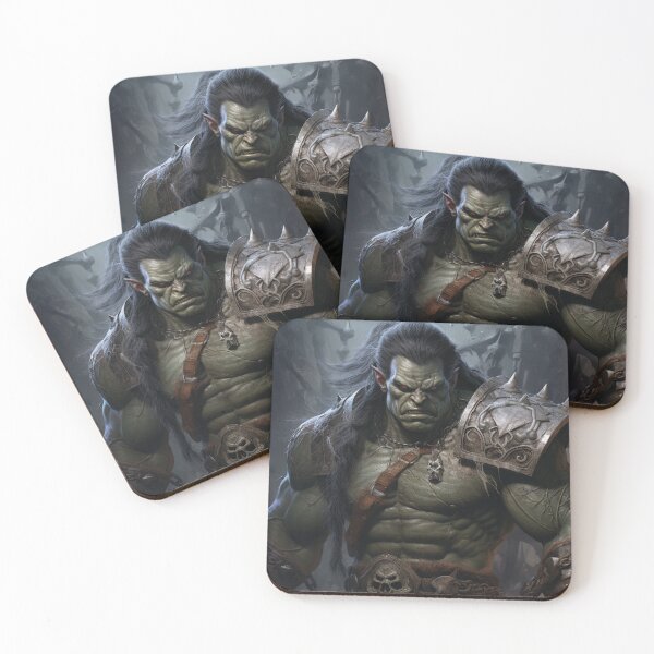 Item preview, Titanic Fury: The Battle-Scarred Orc Barbarian! designed and sold by calharborne.