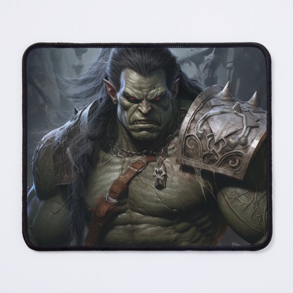 Item preview, Titanic Fury: The Battle-Scarred Orc Barbarian! designed and sold by calharborne.