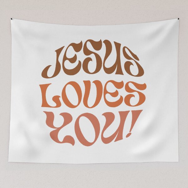 Item preview, Jesus loves you designed and sold by Noras-Designs.