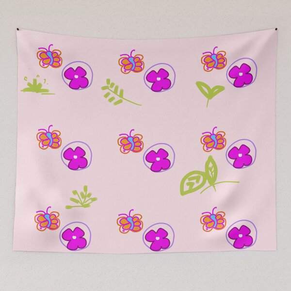 Item preview, Flying,  Flower Patterns,  Butterfly Pattern designed and sold by Tanya Zevallos.