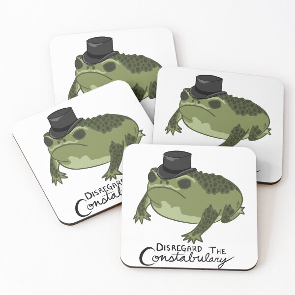 Item preview, "Disregard the Constabulary" Grumpy Toad designed and sold by Keiwib.