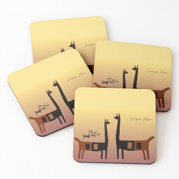 Item preview, Nazca Lines Peru Llama Animals Geoglyphs designed and sold by JosiART21.