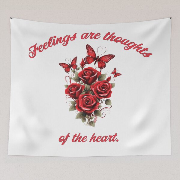 Item preview, Feelings are thoughts of the heart. designed and sold by Plumtree81.