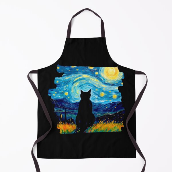 Item preview, Van gogh Style Black Cat  designed and sold by Vangoholic.