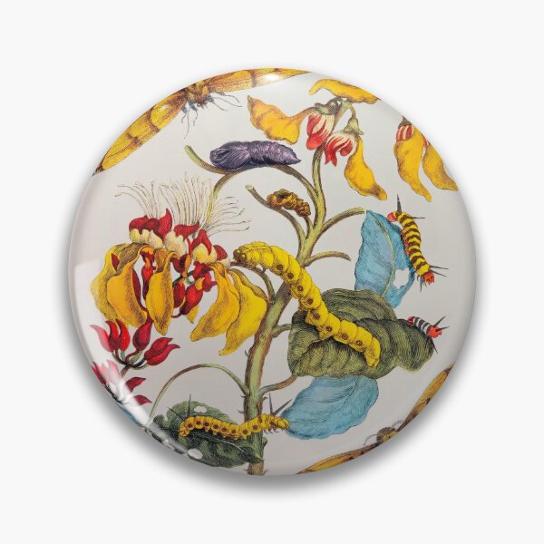 Item preview, Antique scientific illustration of metamorphosis. Yellow designed and sold by scientiafemina.