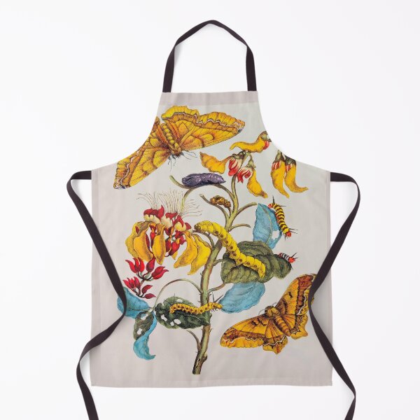 Item preview, Antique scientific illustration of metamorphosis. Yellow designed and sold by scientiafemina.