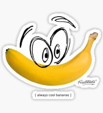 Always cool bananas Sticker