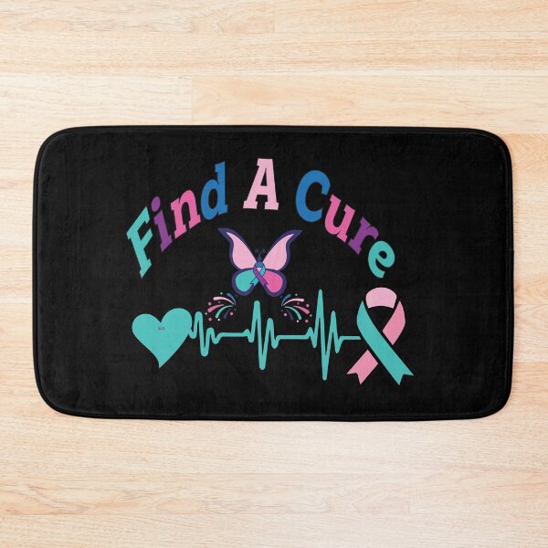 Item preview, Find A Cure Thyroid Cancer Sticker, Cancer Awareness, by DAM Creative, designed and sold by DAM Creative ⭐⭐⭐⭐⭐.