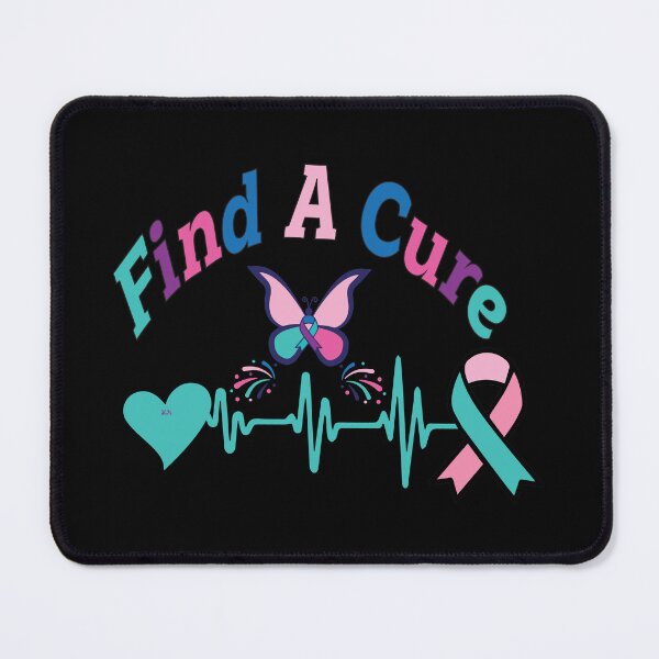 Item preview, Find A Cure Thyroid Cancer Sticker, Cancer Awareness, by DAM Creative, designed and sold by DAM Creative ⭐⭐⭐⭐⭐.