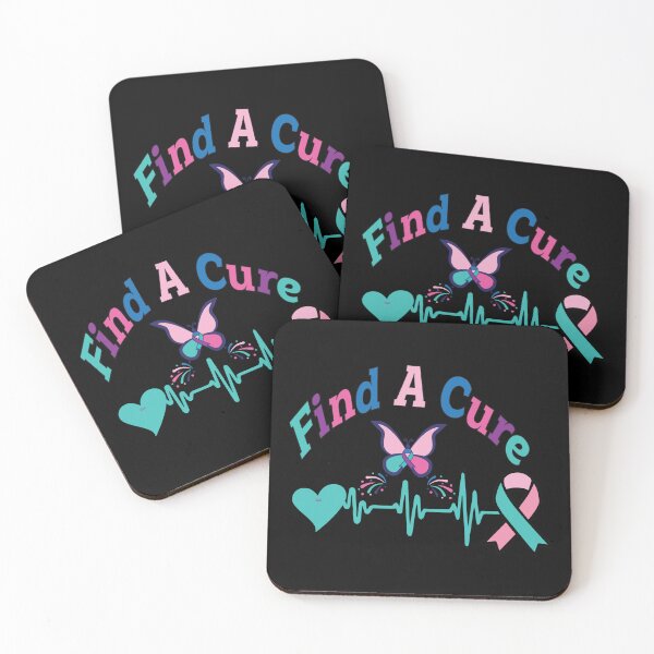 Item preview, Find A Cure Thyroid Cancer Sticker, Cancer Awareness, by DAM Creative, designed and sold by DAM Creative ⭐⭐⭐⭐⭐.