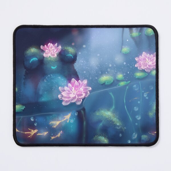 Item preview, Froggie among the waterlilies designed and sold by IcyArtShop.