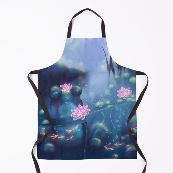 Item preview, Froggie among the waterlilies designed and sold by IcyArtShop.
