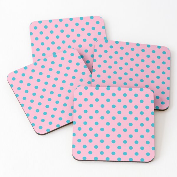 Item preview, Retro Pink and Blue Polka Dot Pattern designed and sold by tonymagnerart.