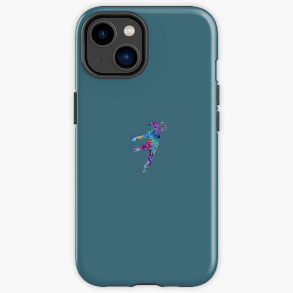 Handball Girl Colorful Watercolor Silhouette | iPhone Case