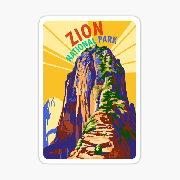 Zion National Park Travel Decal Sticker Utah, USA Sticker
