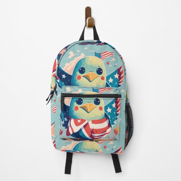 Item preview, Cute bird with US flag designed and sold by Dr-Kane.