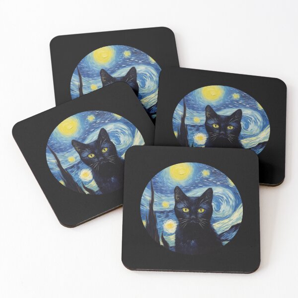 Artikelvorschau, Van-Gogh-Stil-Katze entworfen und verkauft von Vangoholic.