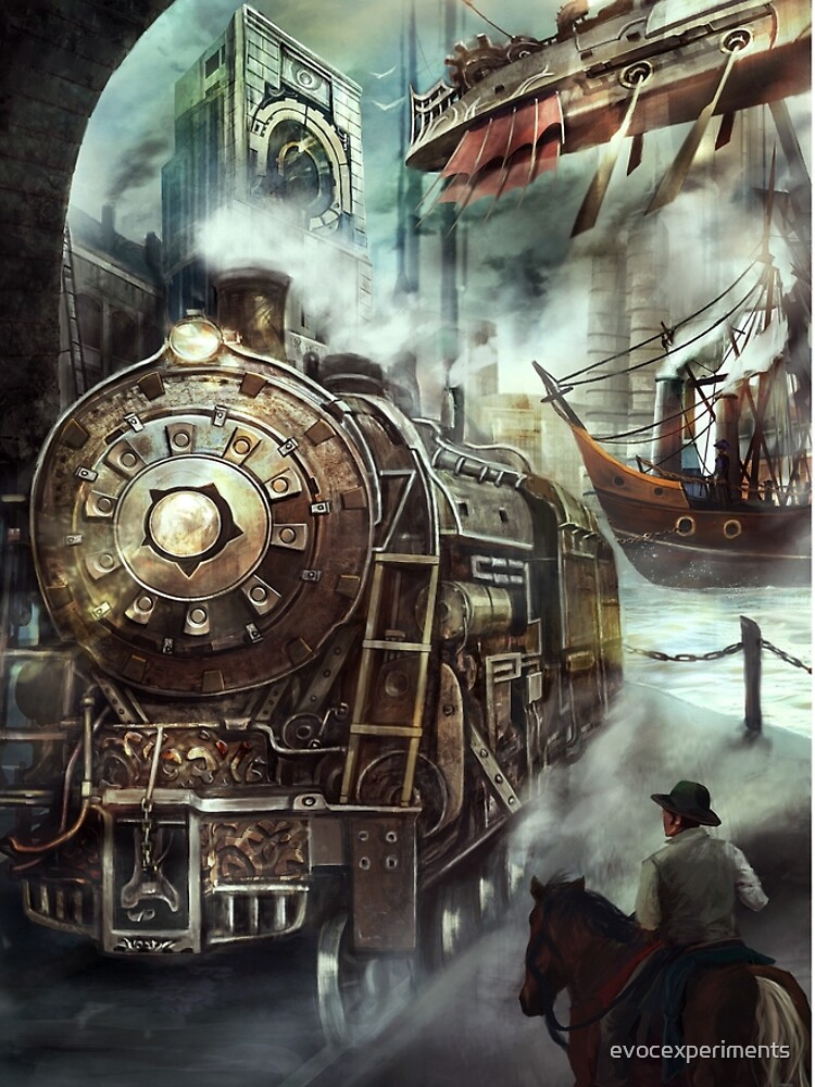 Steampunk World by evocexperiments