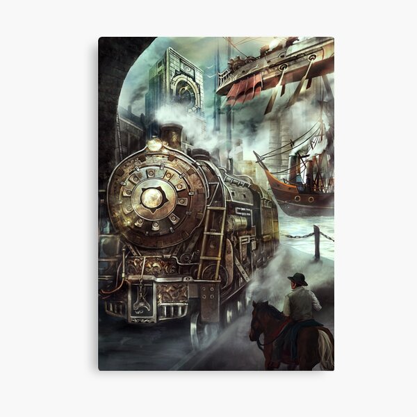 Steampunk World Canvas Print