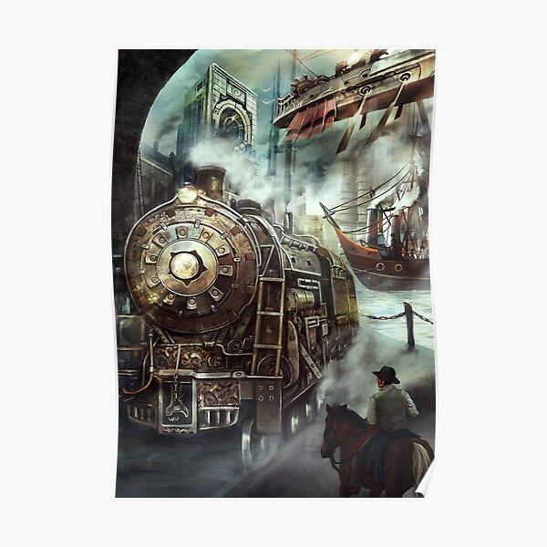 Steampunk World Poster
