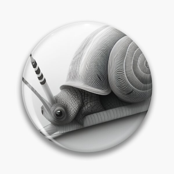 Item preview, Snail pencil drawing designed and sold by Pencil-Art.