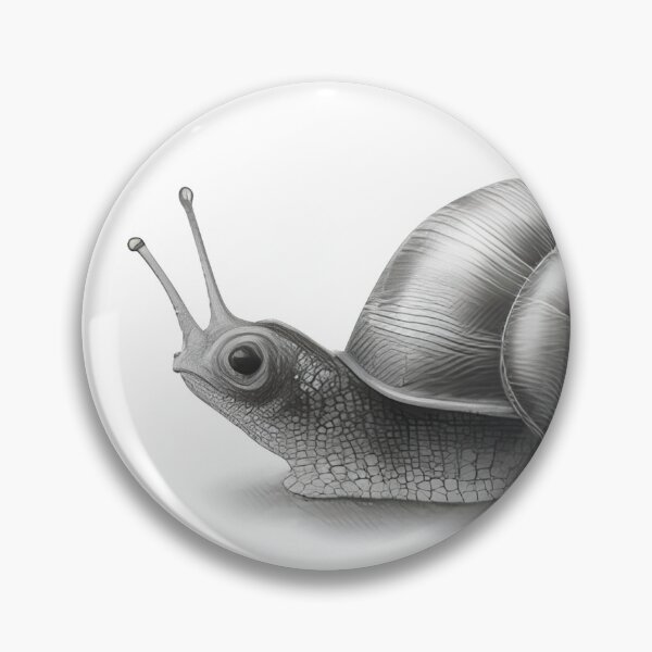 Item preview, Snail pencil drawing designed and sold by Pencil-Art.