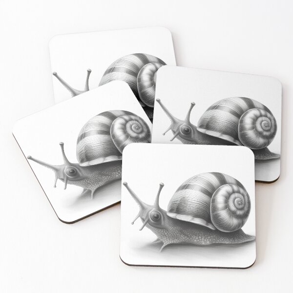 Item preview, Snail pencil drawing designed and sold by Pencil-Art.