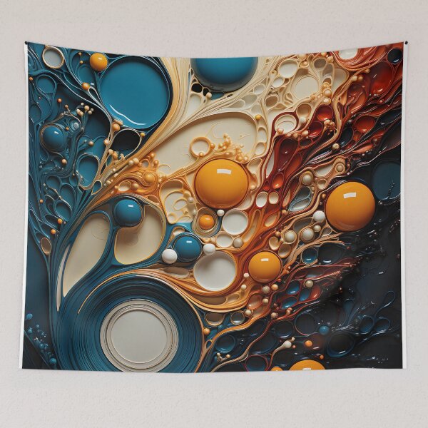 Item preview, Ebru Abstract Art 5 designed and sold by Maxouniverse.