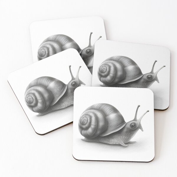 Item preview, Snail pencil drawing designed and sold by Pencil-Art.