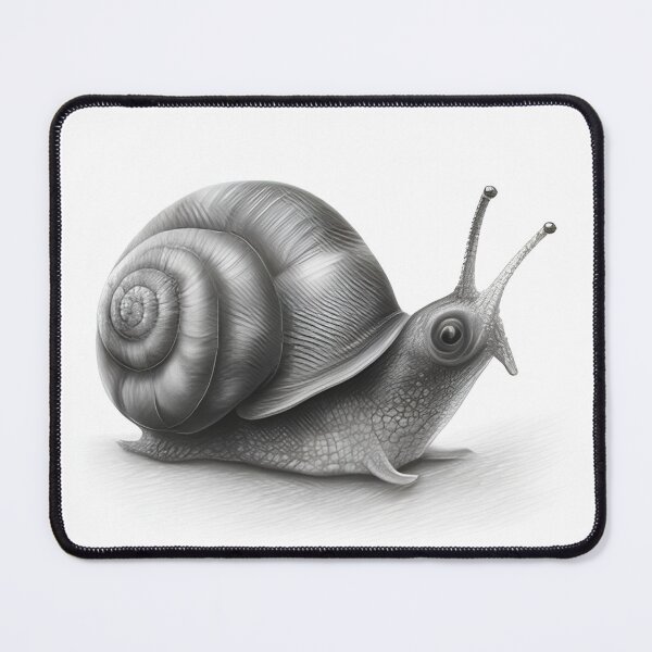 Item preview, Snail pencil drawing designed and sold by Pencil-Art.