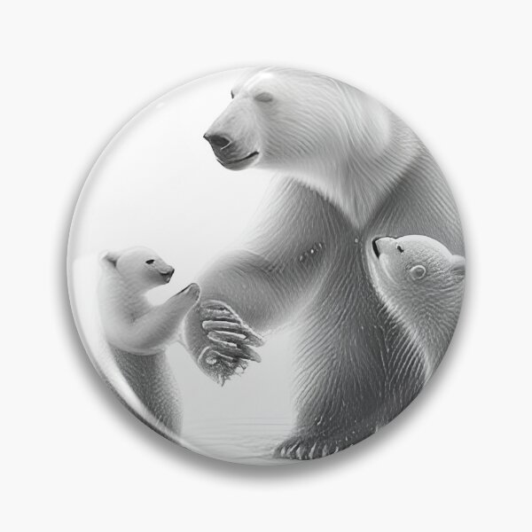 Item preview, Polar bear pencil drawing designed and sold by Pencil-Art.