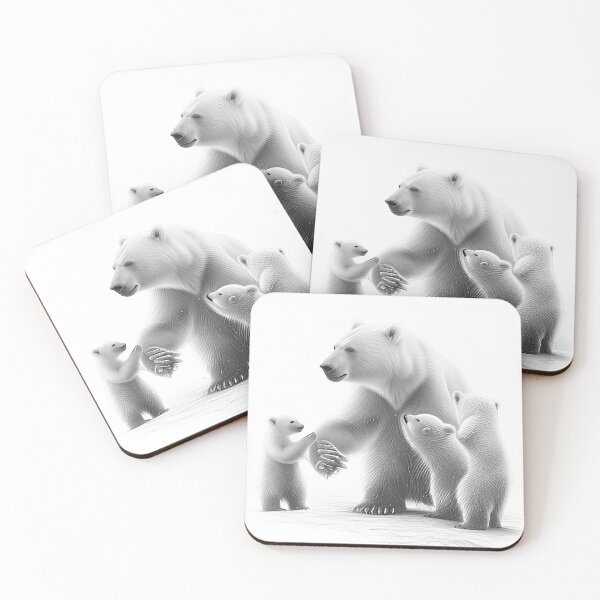 Item preview, Polar bear pencil drawing designed and sold by Pencil-Art.