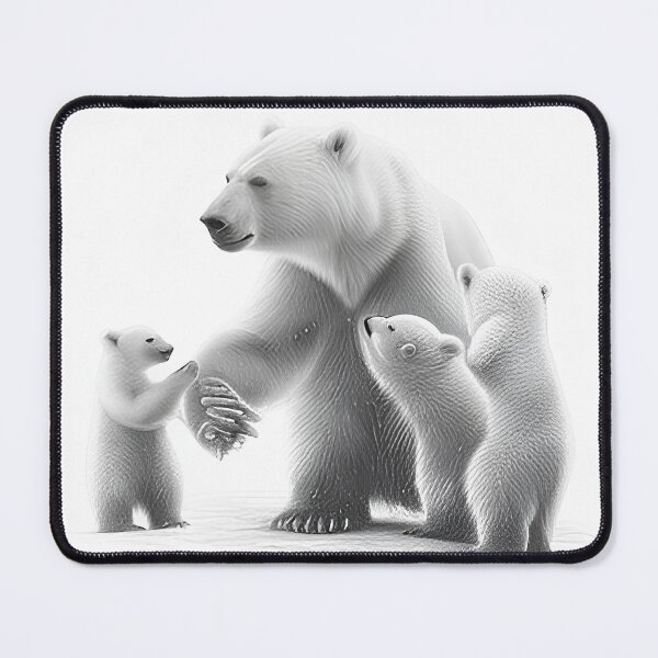 Item preview, Polar bear pencil drawing designed and sold by Pencil-Art.