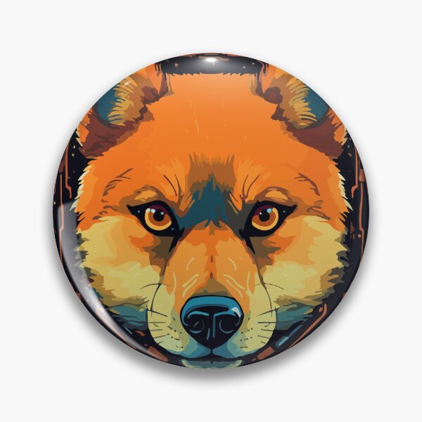 Item preview, Sci Fi Cyberpunk Shiba Inu Dog Breed Abstract Japan designed and sold by Art-Jiyuu.