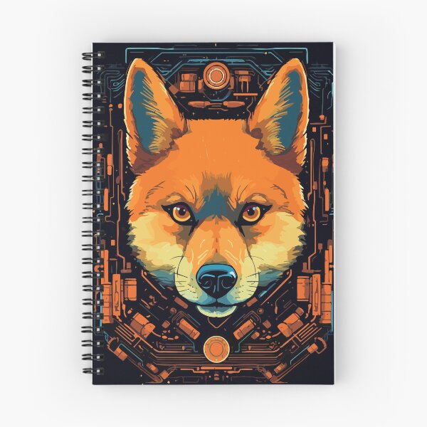 Item preview, Sci Fi Cyberpunk Shiba Inu Dog Breed Abstract Japan designed and sold by Art-Jiyuu.