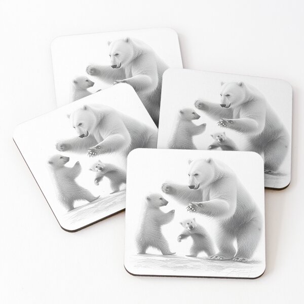 Item preview, Polar bear pencil drawing designed and sold by Pencil-Art.