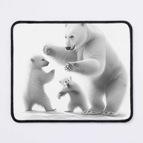 Item preview, Polar bear pencil drawing designed and sold by Pencil-Art.