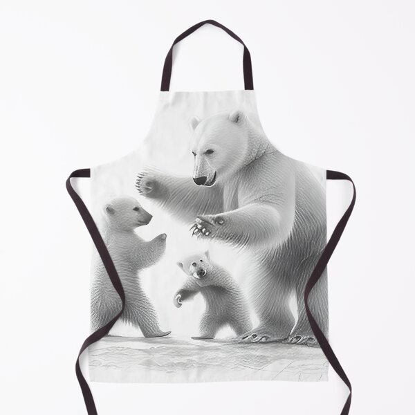Item preview, Polar bear pencil drawing designed and sold by Pencil-Art.