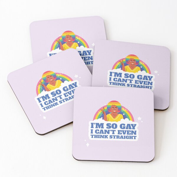 Item preview, I'm So Gay, I Can't Even Think Straight Funny designed and sold by Harmonick-Tees.