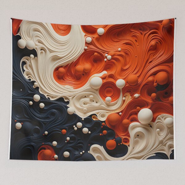 Item preview, Ebru Abstract Art 6 designed and sold by Maxouniverse.