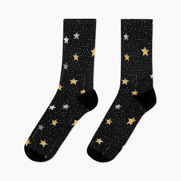 Item preview, Silver and Gold Star Field designed and sold by Immarcescible.