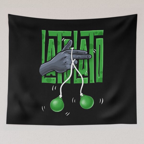 Item preview, Funny Lato Lato Clackers Balls on A String Swinging Ball Toys for Kids Green designed and sold by Teeleo.