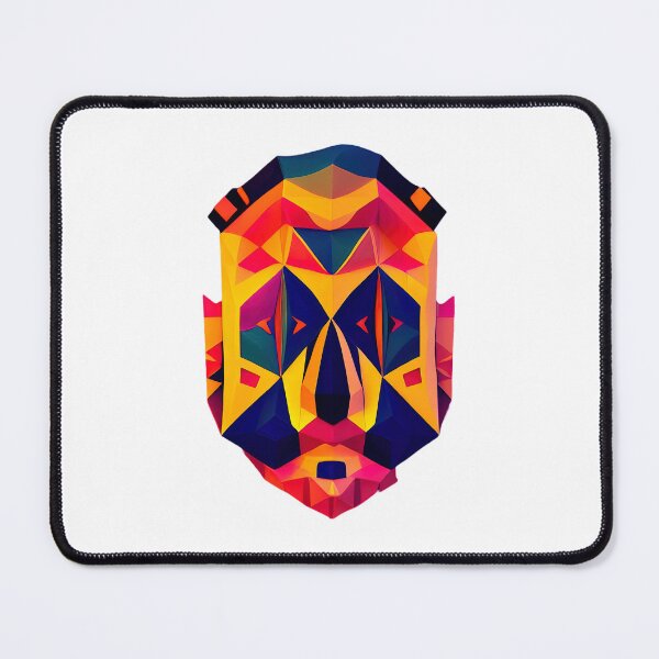 Item preview, Yellow Maori Face designed and sold by PolygonXYZ.