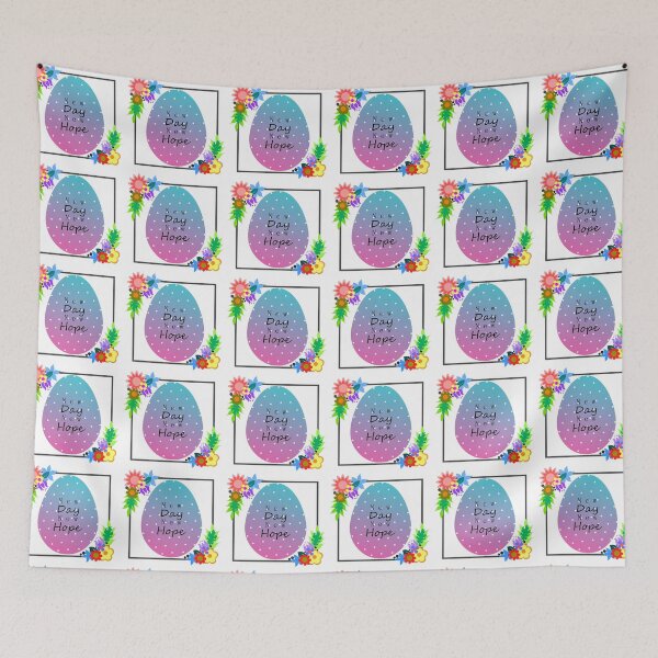 Item preview, Floral Wreath With Inspiring Words "New Day New Hope" designed and sold by infinitunes.
