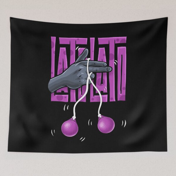 Item preview, Funny Lato Lato Clackers Balls on A String Swinging Ball Toys for Kids Pink designed and sold by Teeleo.