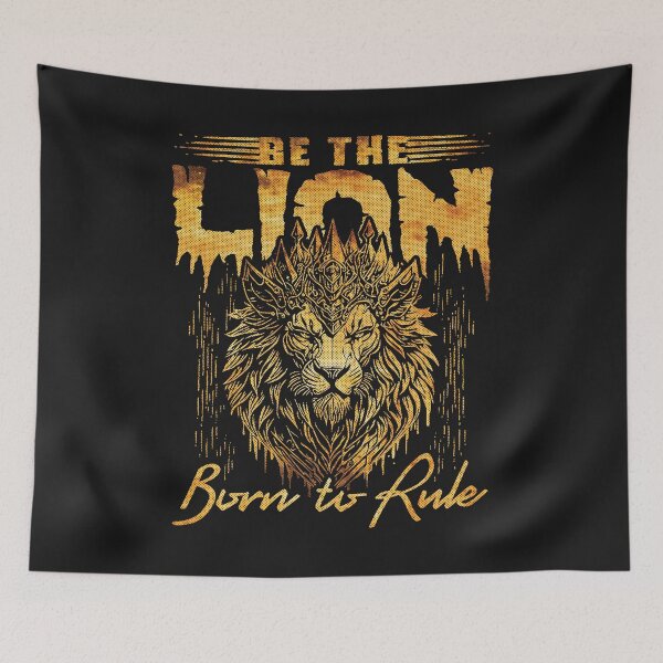 Item preview, Be The lion, born to rule designed and sold by VichallanStudio.