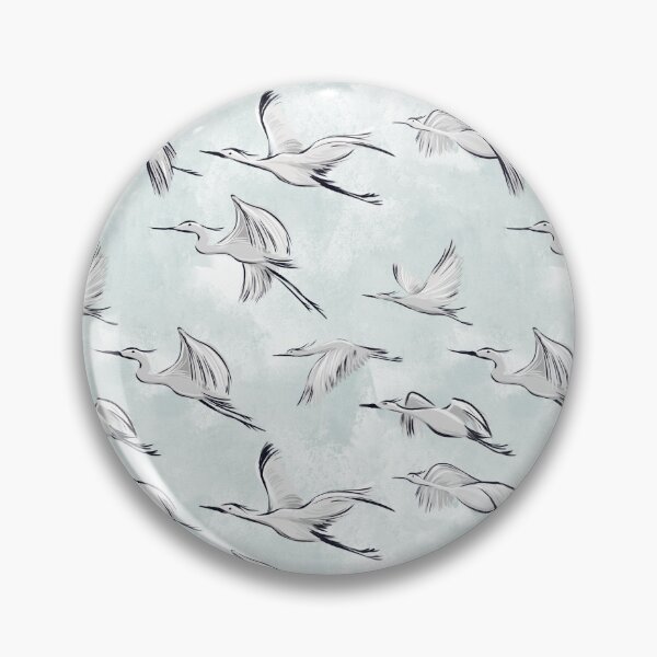 Item preview, Grey crane migration - mint designed and sold by Milatoo.