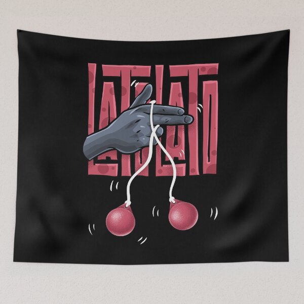 Item preview, Funny Lato Lato Clackers Balls on A String Swinging Ball Toys for Kids Red designed and sold by Teeleo.